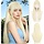 Perruque synthétique blonde 60 cm lisse - Jusqu'à -59% sur l'outlet