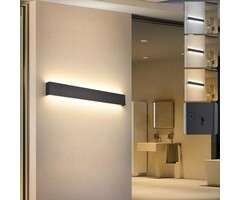 Applique Murale LED 66cm Up & Down Noir - Jusqu'à -54%