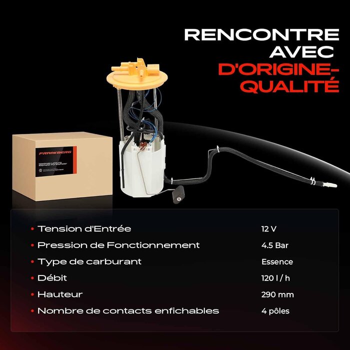 Frankberg Pompe à carburant pour utilitaire - Jusqu'à 63% de réduction