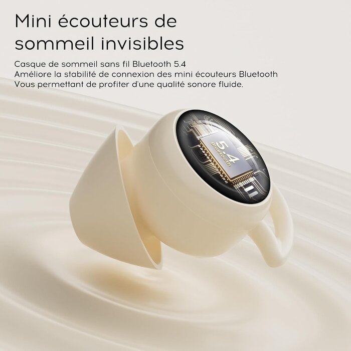 Mini écouteurs sommeil Bluetooth 5.4 - Jusqu'à 56% de réduction