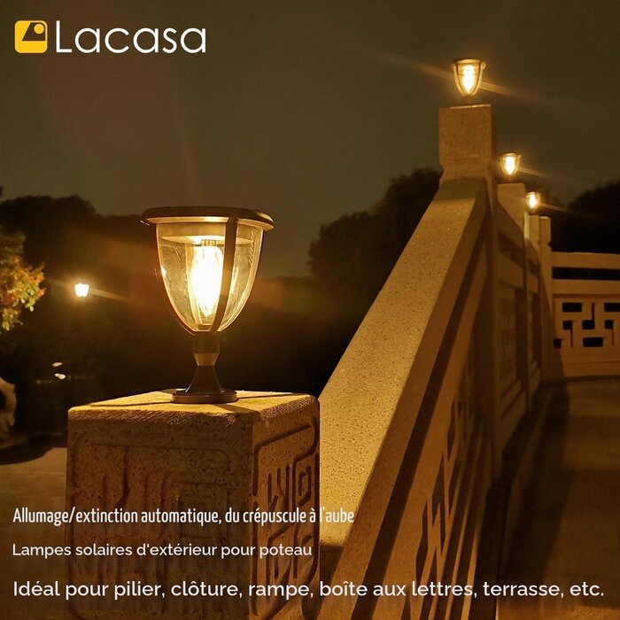 Lot de 2 Lampes Solaires Murales LED - Jusqu'à 61% de réduction