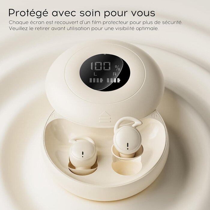 Écouteurs de sommeil Bluetooth 6.0 ultra-compacts - Jusqu'à 60% de réduction