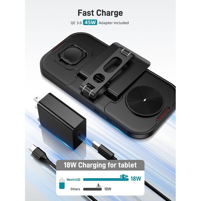 Station de charge 4-en-1 multifonction - Jusqu'à 61% de remise