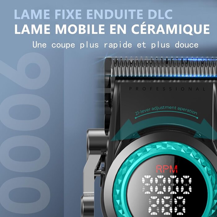 Tondeuse Pro Sans Fil 9000 RPM - Jusqu'à -34% sur vos modèles préférés