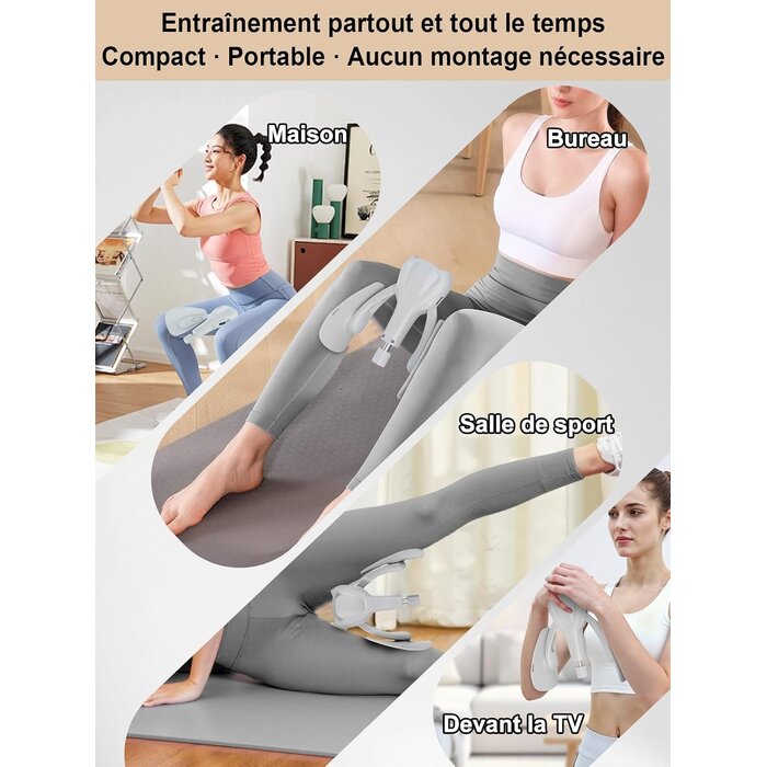 Entraîneur plancher pelvien et adducteurs - Résistance 10-35kg - Jusqu'à -59%