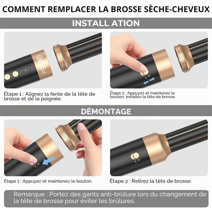 Multistyler 7-en-1 1400W : Obtenez des résultats de salon avec jusqu'à 64% de remise