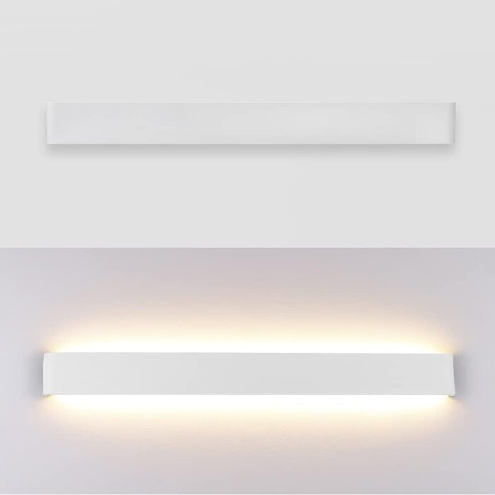 Applique Murale LED 91 cm 30W - Aluminium Blanc - Jusqu'à -59%