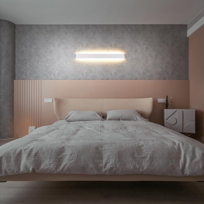 Applique Murale LED 91 cm 30W - Aluminium Blanc - Jusqu'à -59%