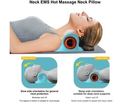 Appareil de massage cervical EMS chauffant - Jusqu'à 53% de réduction