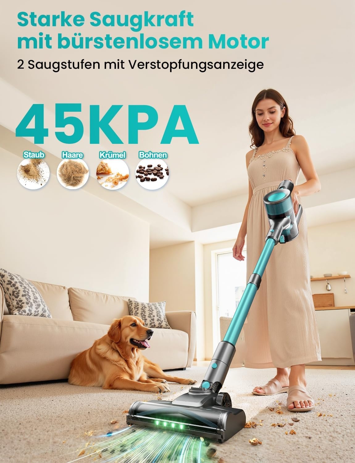 Aspirateur Balai sans fil 45000 Pa - Jusqu'à -65% sur le modèle déballé