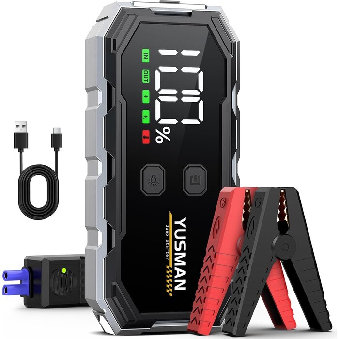 Booster de batterie 6000A avec Powerbank - Jusqu'à 32% de remise