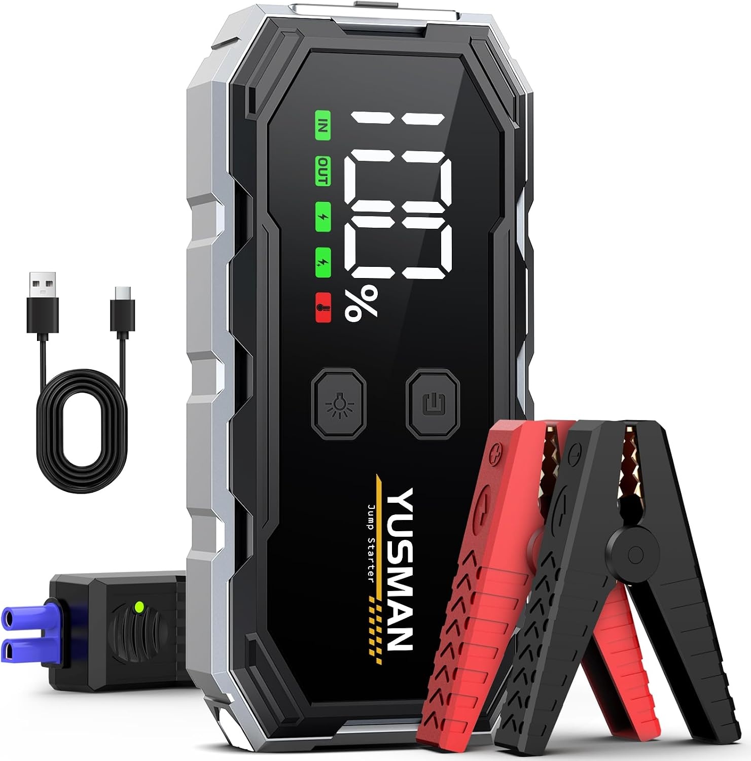 Booster de batterie 6000A avec Powerbank - Jusqu'à 32% de remise