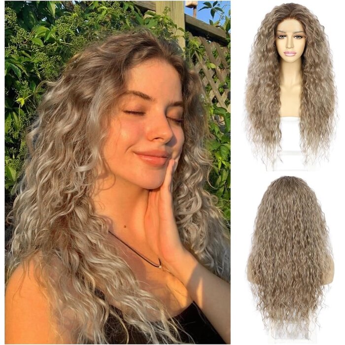 Perruque Longue Blonde Ombré 66cm - Jusqu'à -62% de remise