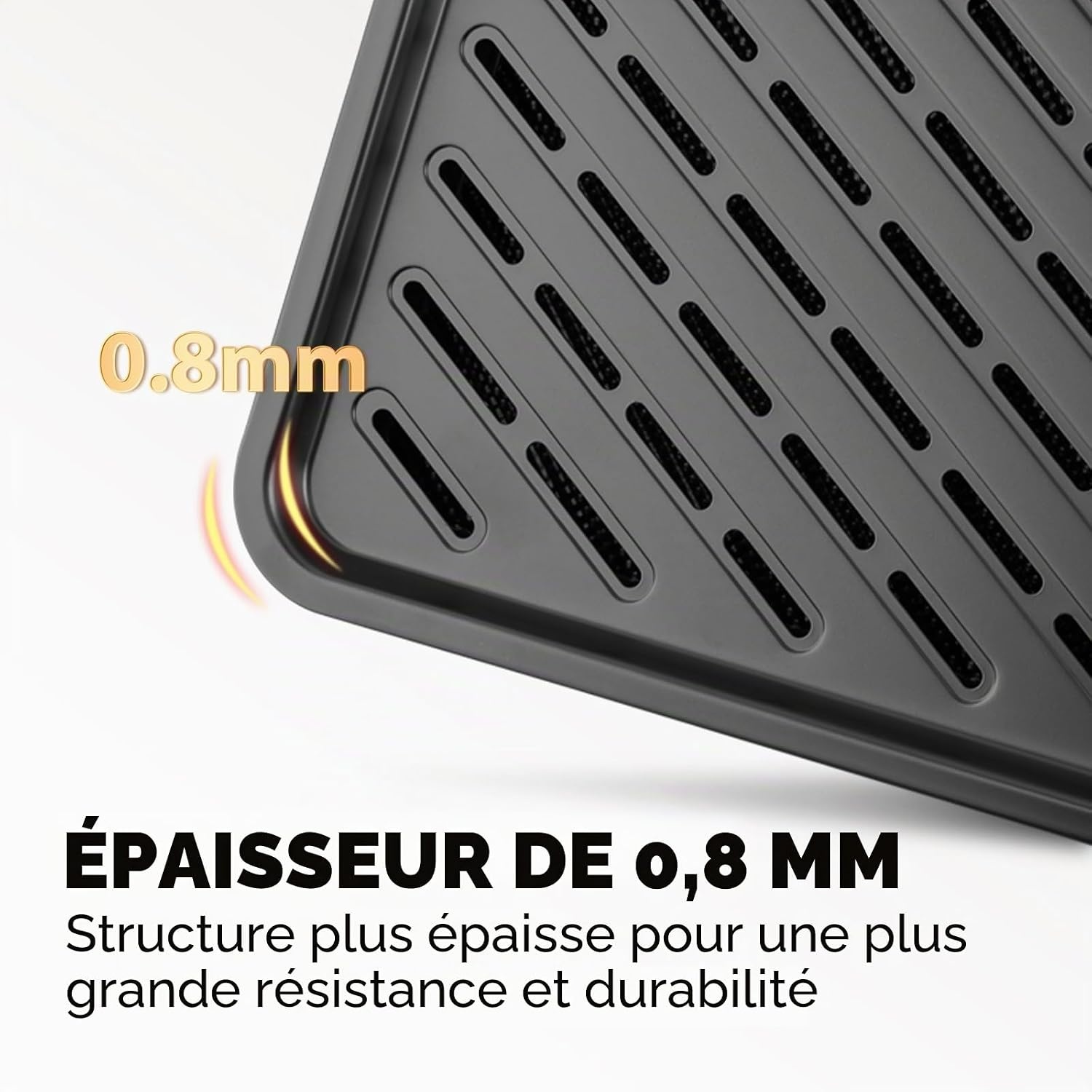 Set plaque et grille de cuisson inox 44x33cm - Jusqu'à 60% de réduction