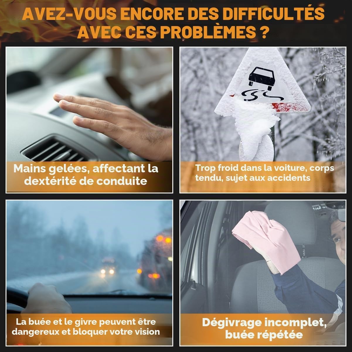 Chauffage et Dégivreur Auto 12V 200W - Jusqu'à 30% de remise