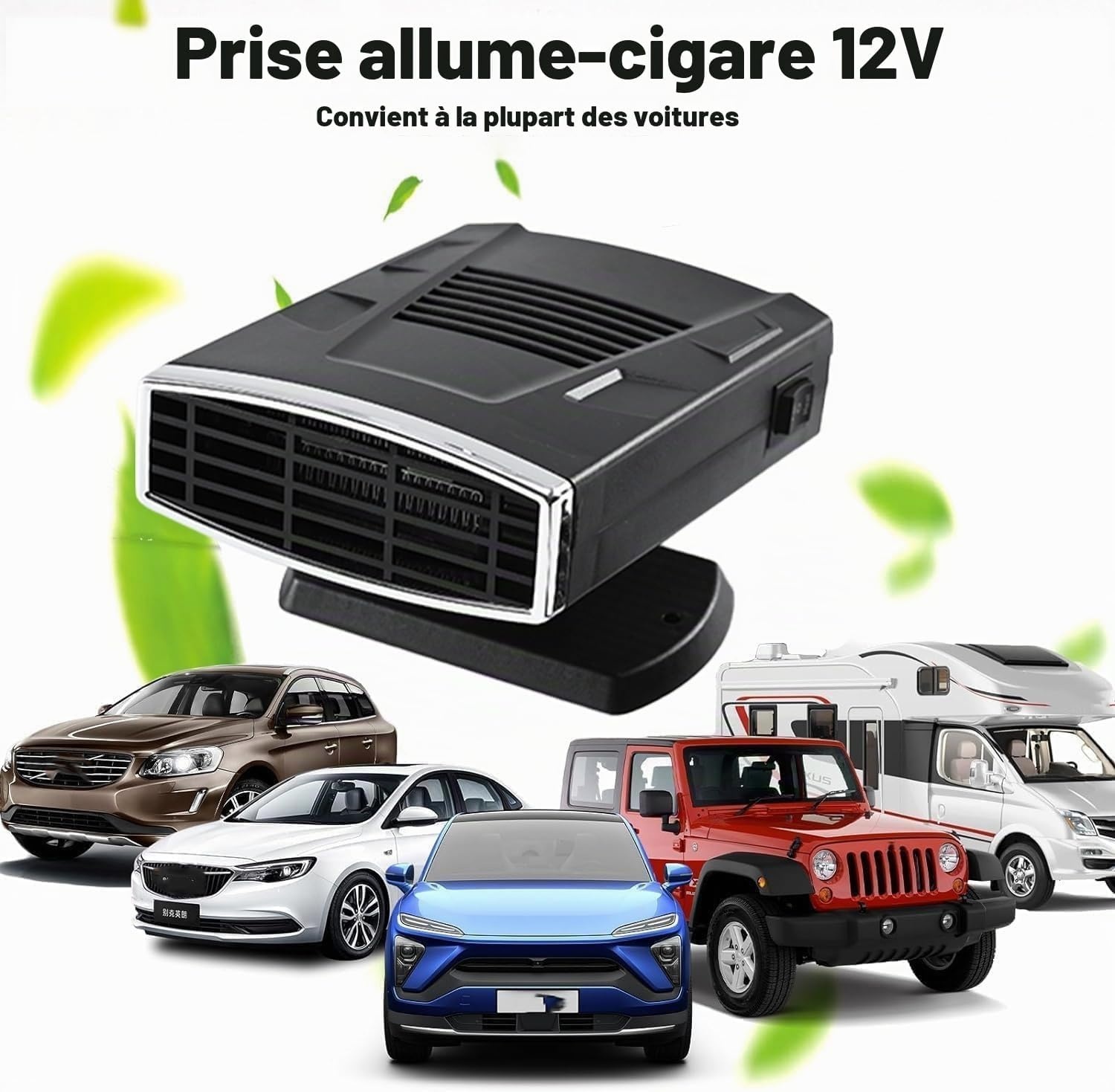 Chauffage de voiture 12V 200W dégivreur et ventilateur - 43% de remise