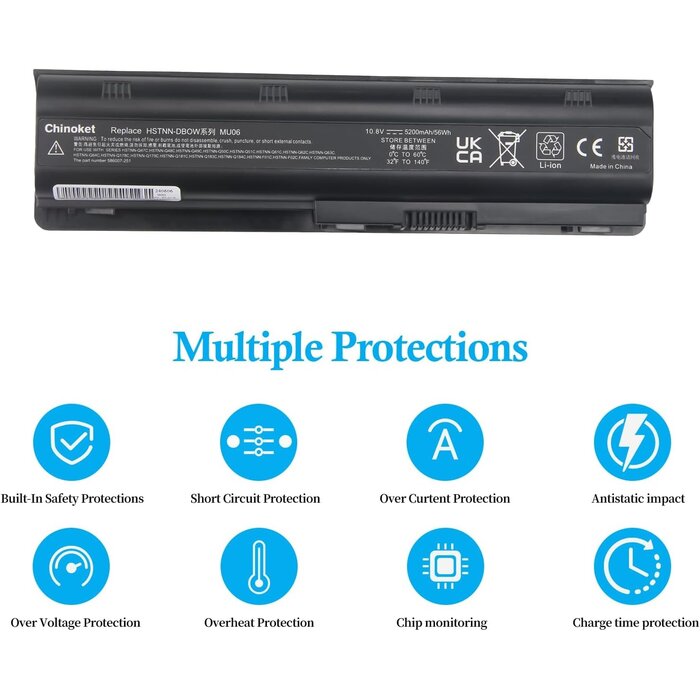 Batterie PC Portable Compatible HP MU06 MU09 - Jusqu'à -31% de remise