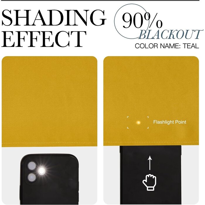 Lot de 2 rideaux occultants thermiques dorés - Jusqu'à -33%