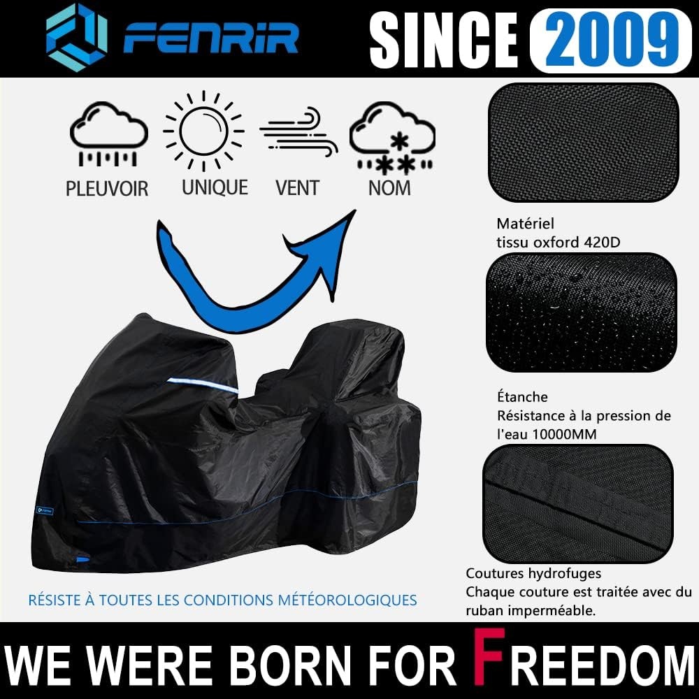 Housse de protection moto imperméable - Jusqu'à -34% sur le prix