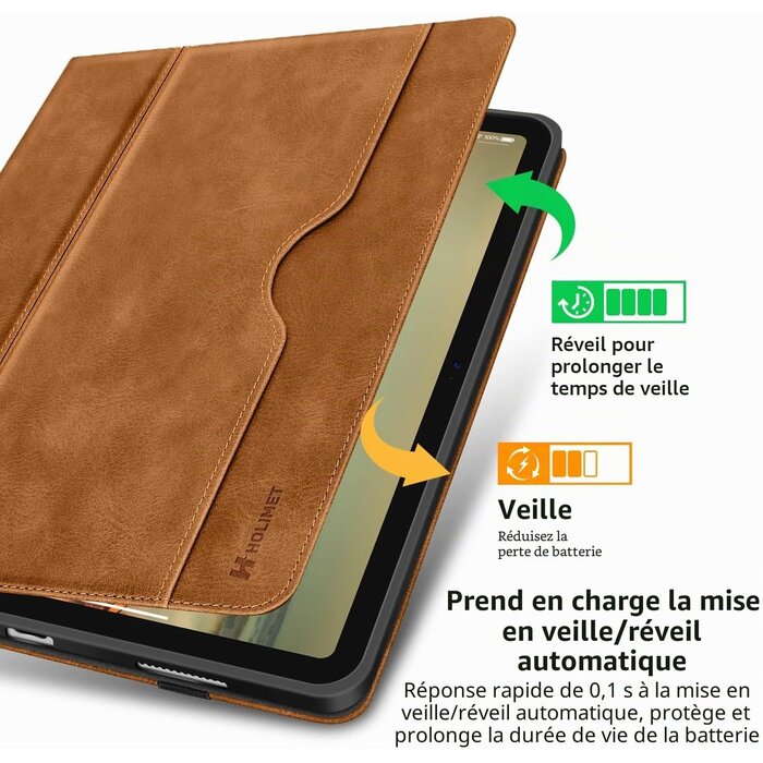 Étui pour iPad 10e génération (10,9") - Marron - Jusqu'à 58% de réduction