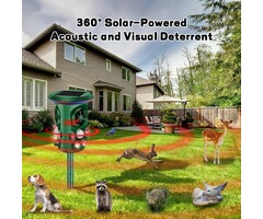 Répulsif ultrasons 360° solaire pour jardin - Jusqu'à 54% de réduction