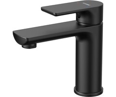 Mitigeur de lavabo design Noir mat - Laiton robuste - Jusqu'à -55%