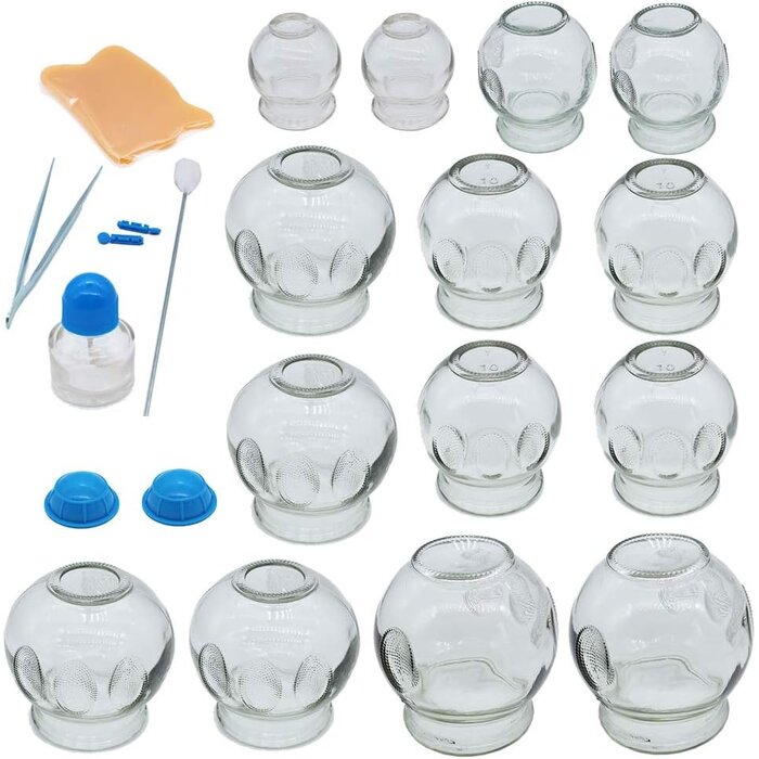 Kit de 14 ventouses en verre professionnel - Jusqu'à -63% de remise