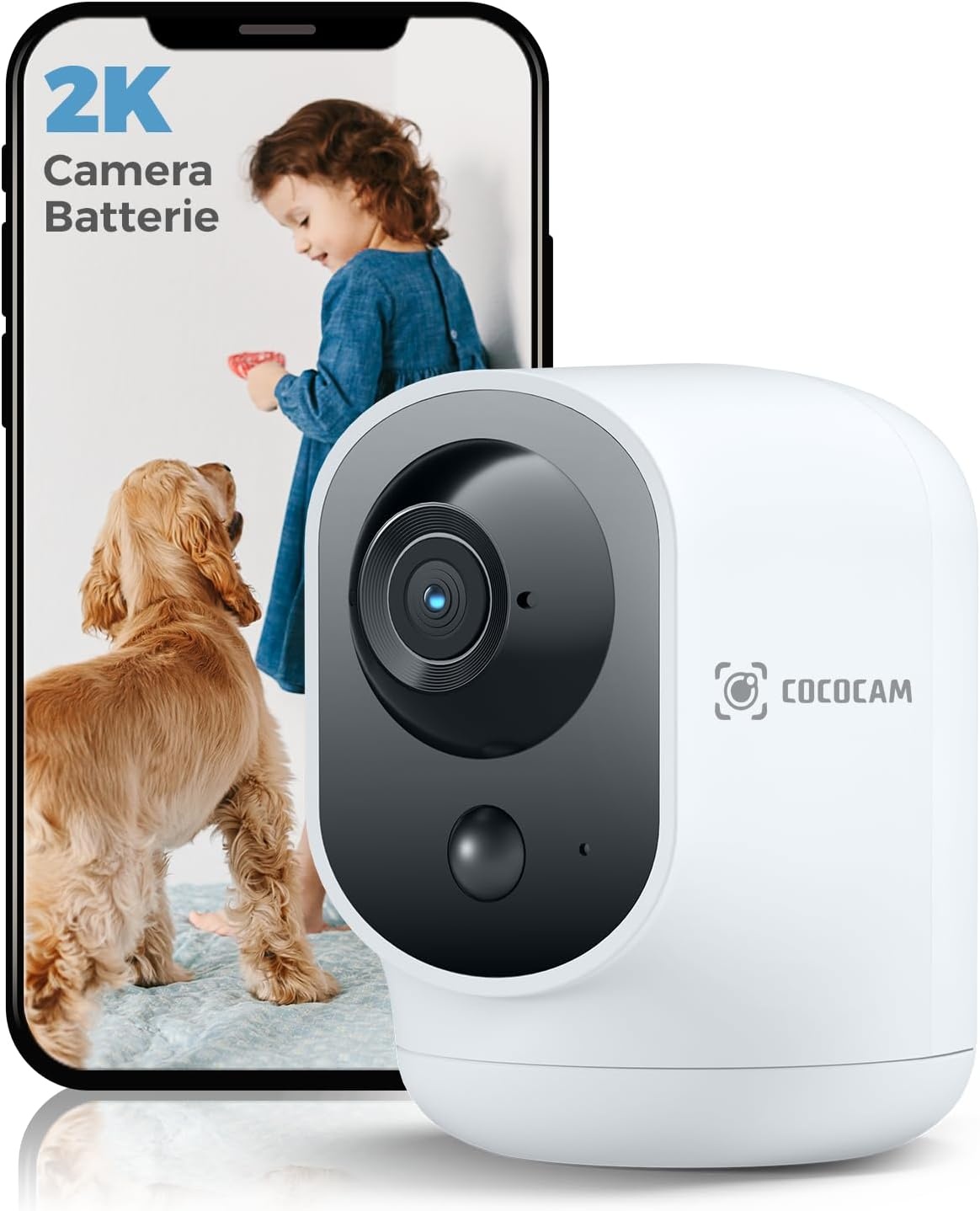 Caméra de surveillance 2K sans fil - Jusqu'à -62% sur votre sécurité