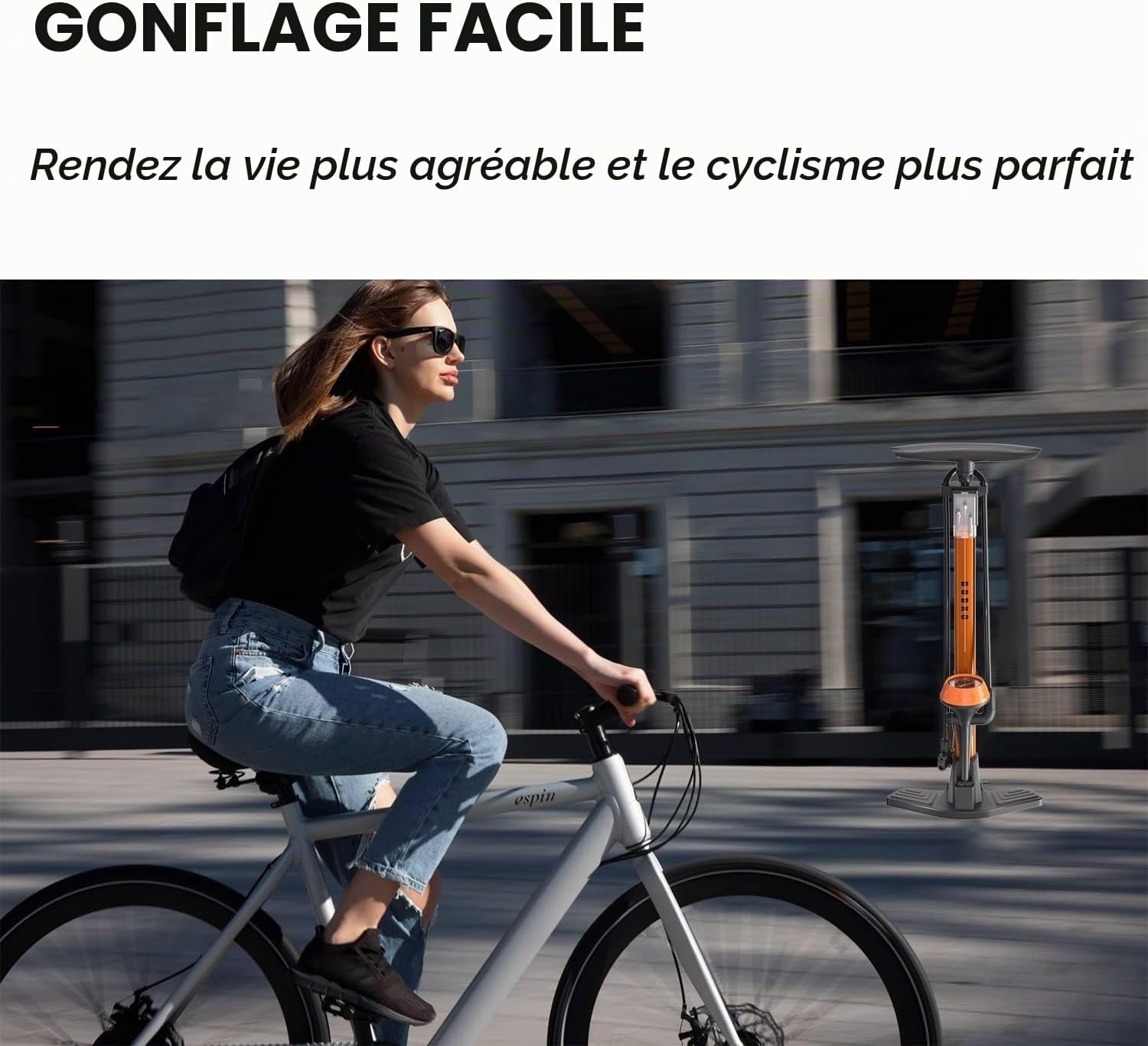 Pompe à pied haute pression 11 bars avec manomètre - Jusqu'à 59% de remise