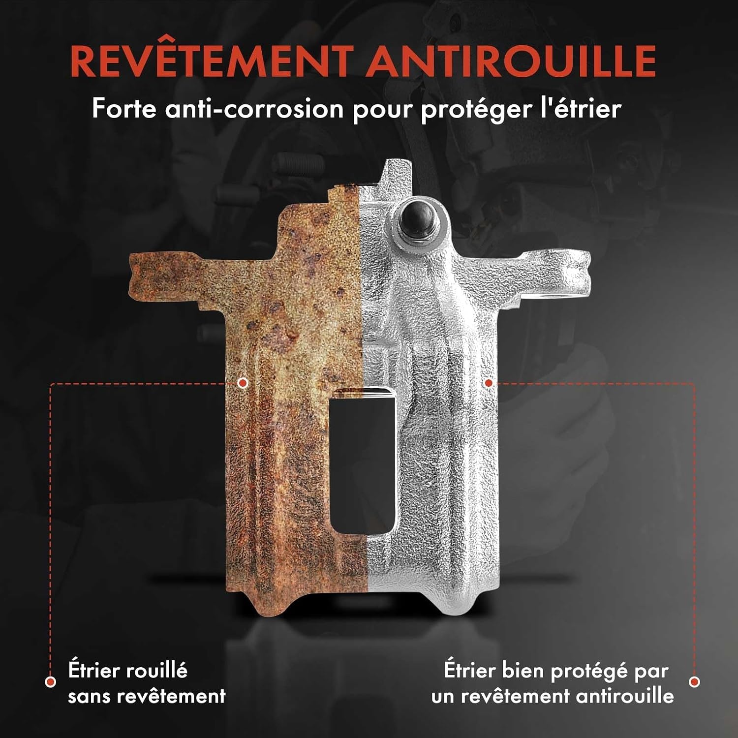 Frankberg Étrier de frein avant gauche - Jusqu'à 60% de réduction