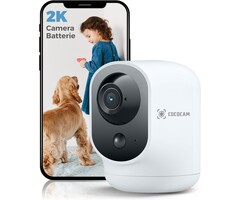 Caméra de surveillance 2K intérieure motorisée - Jusqu'à 54% de remise