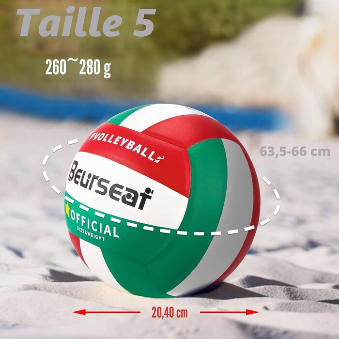 Ballon de Volley-ball Taille 5 - Soft Touch - Jusqu'à -58% de remise