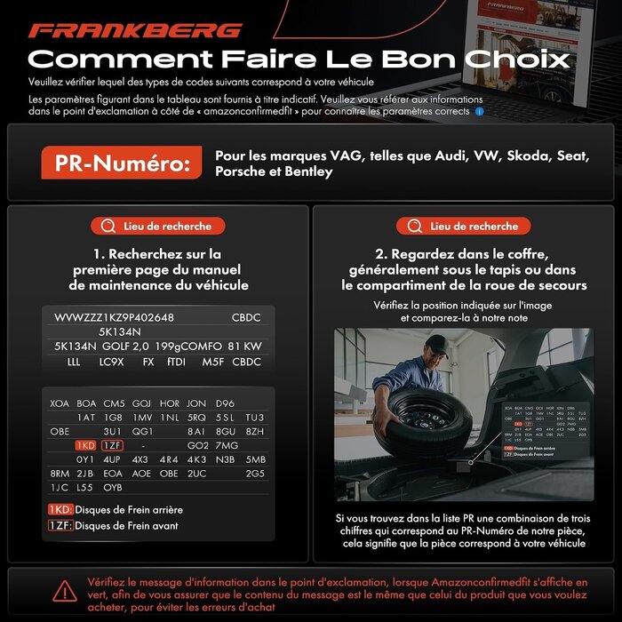 Frankberg Paire d'étriers de frein avant Audi A5/S5 - Jusqu'à 61% de réduction