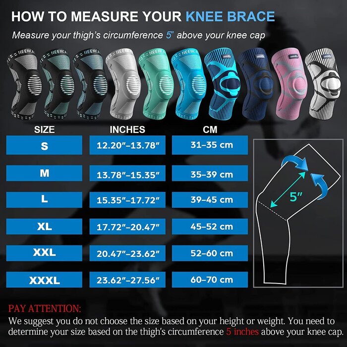 Neenca Genouillère de compression stabilisatrice - Taille M - 53% de remise