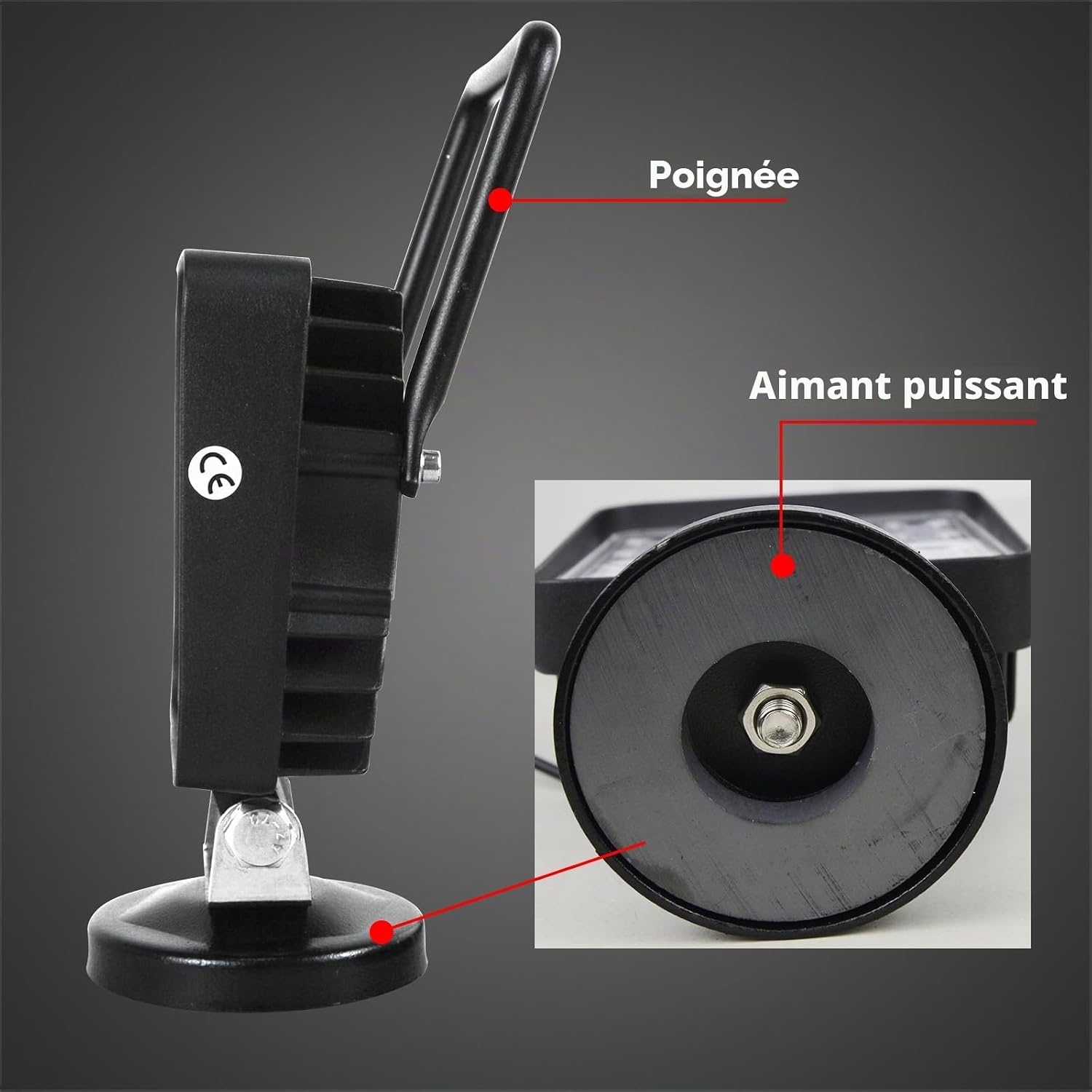Projecteur LED magnétique 48W - Jusqu'à 60% de remise sur nos modèles outlet