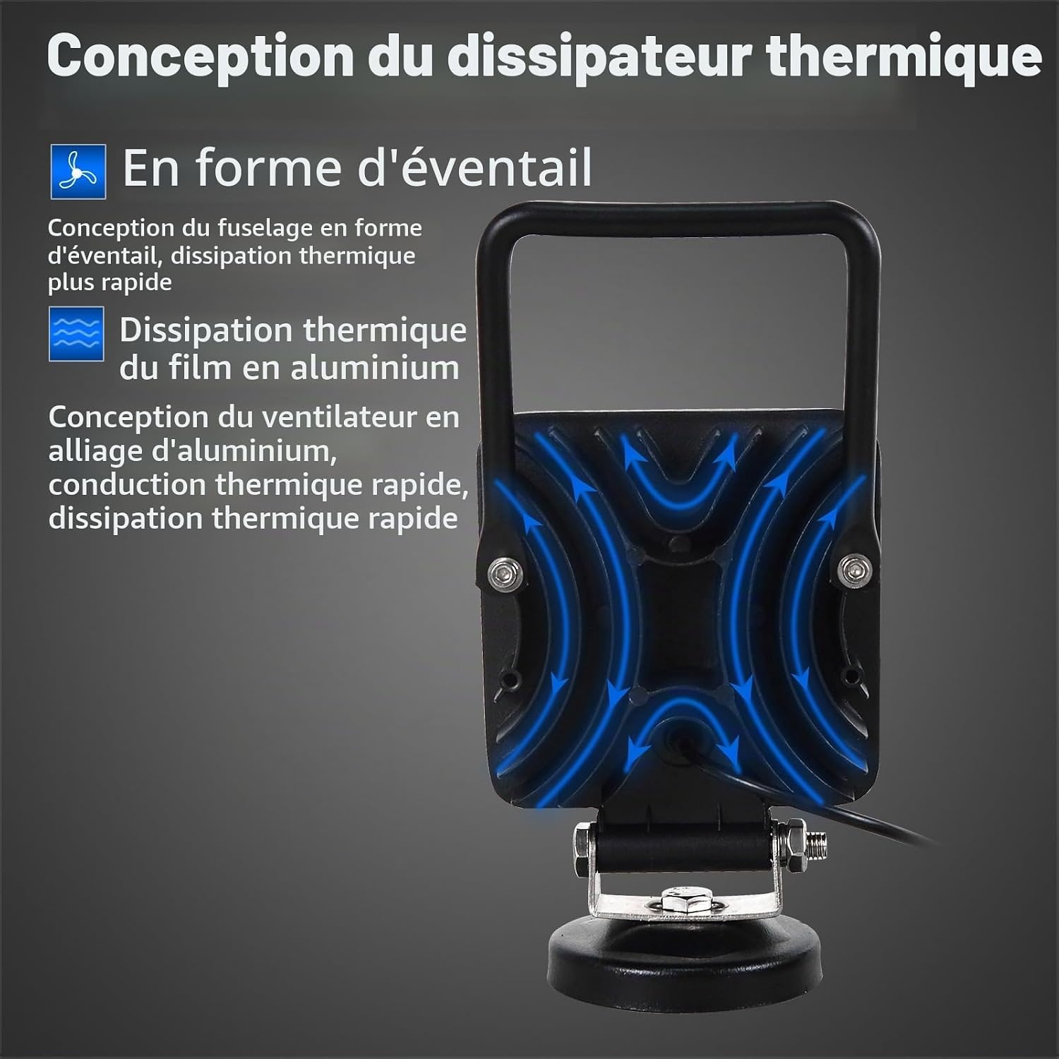 Projecteur LED magnétique 48W - Jusqu'à 60% de remise sur nos modèles outlet