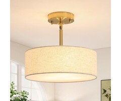 Plafonnier Lustre Doré 3 Lampes - Jusqu'à 56% de remise