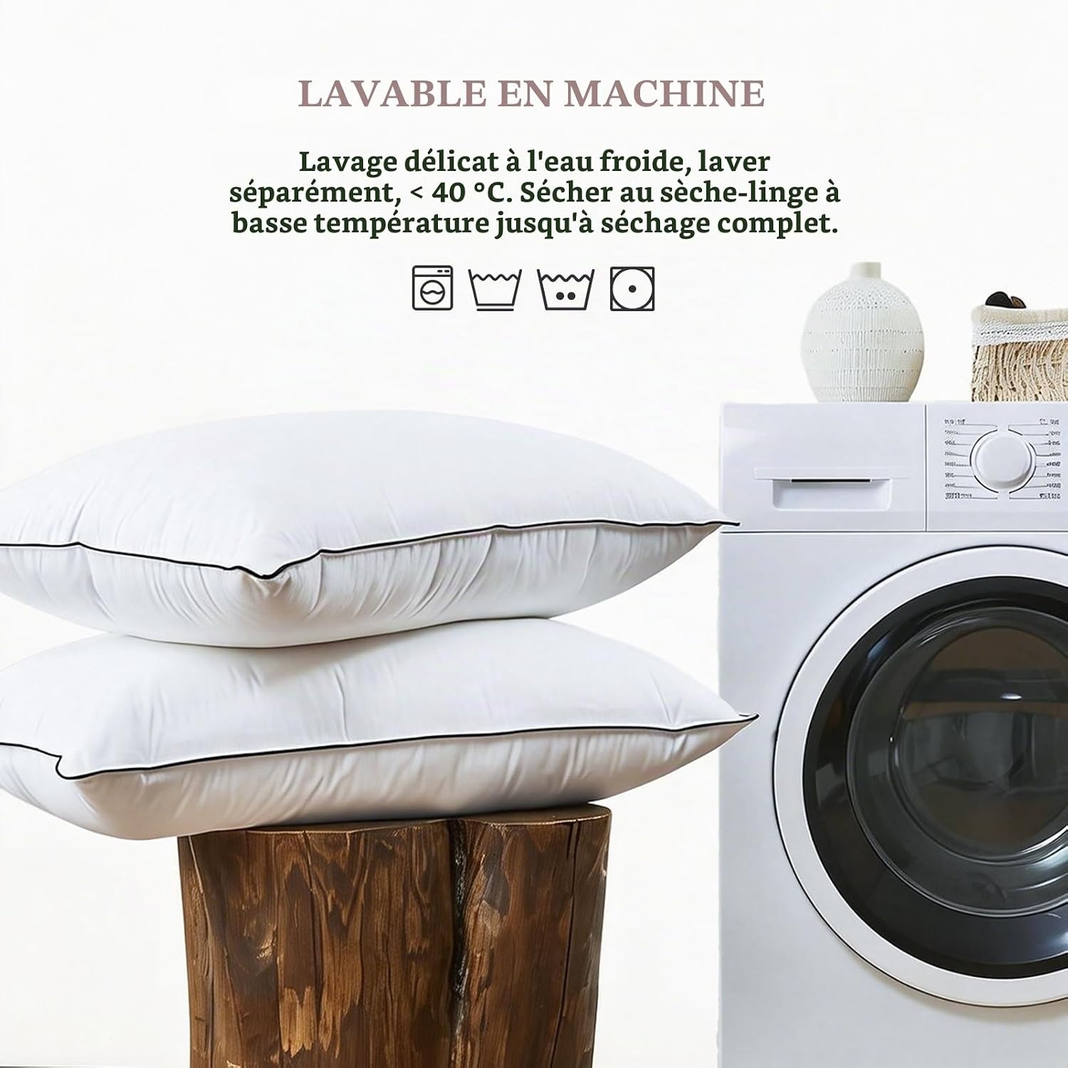 Lot de 2 Oreillers 3 Chambres 50x75cm - Jusqu'à -64% sur votre confort