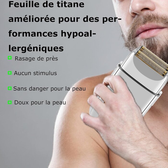Rasoir électrique professionnel rechargeable - Jusqu'à 61% de réduction