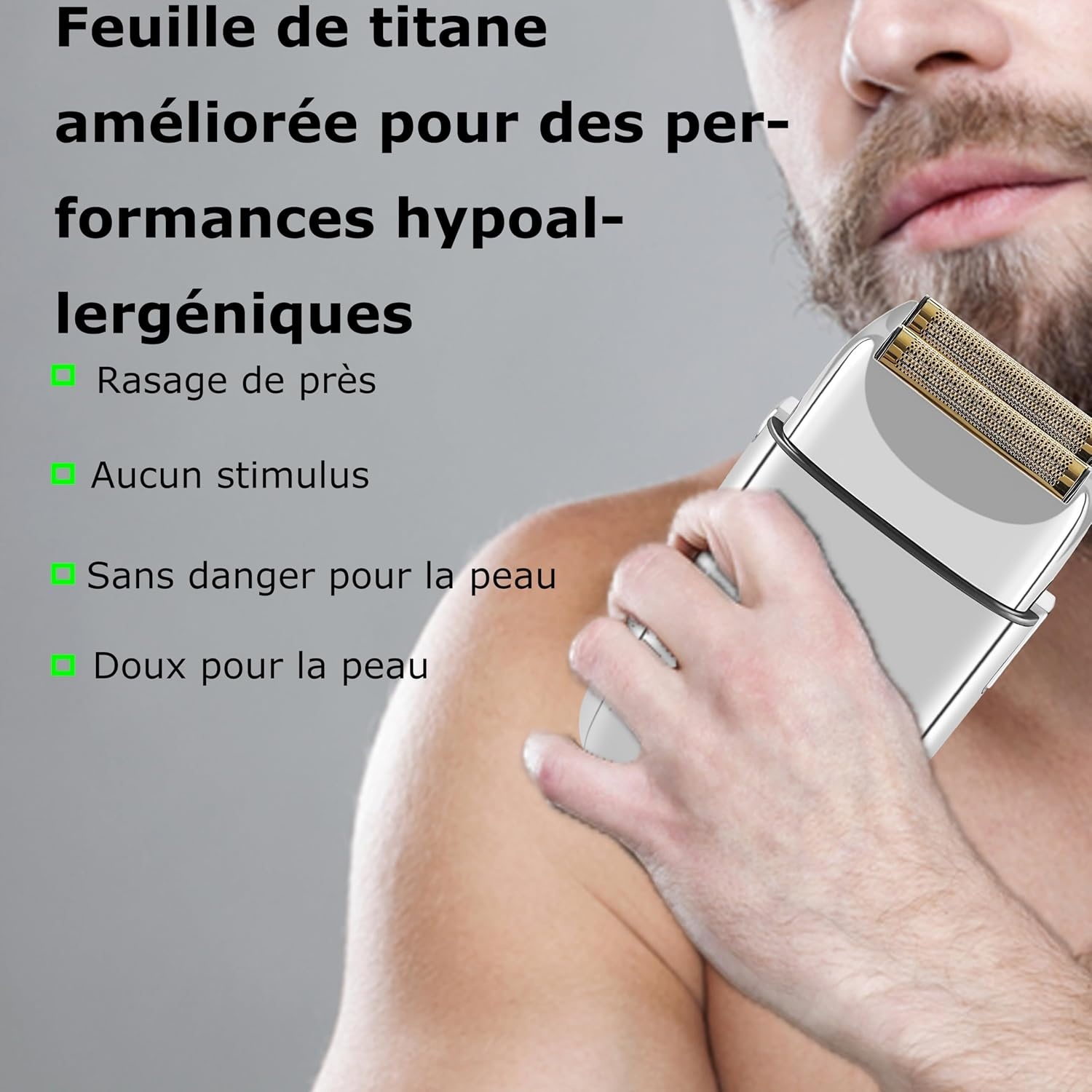 Rasoir électrique professionnel rechargeable - Jusqu'à 61% de réduction