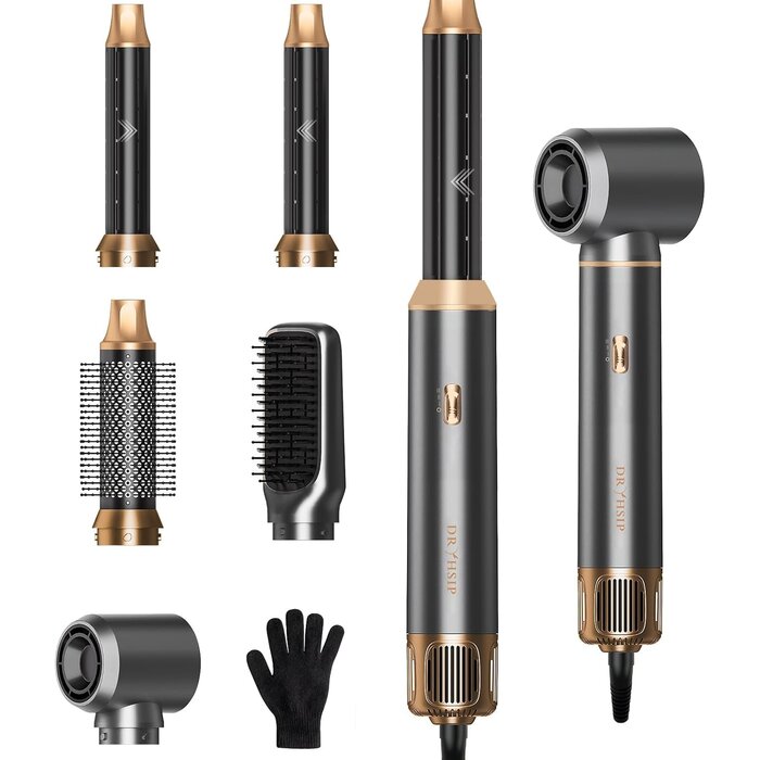 Brosse soufflante 5-en-1 multifonction - Jusqu'à 60% de réduction
