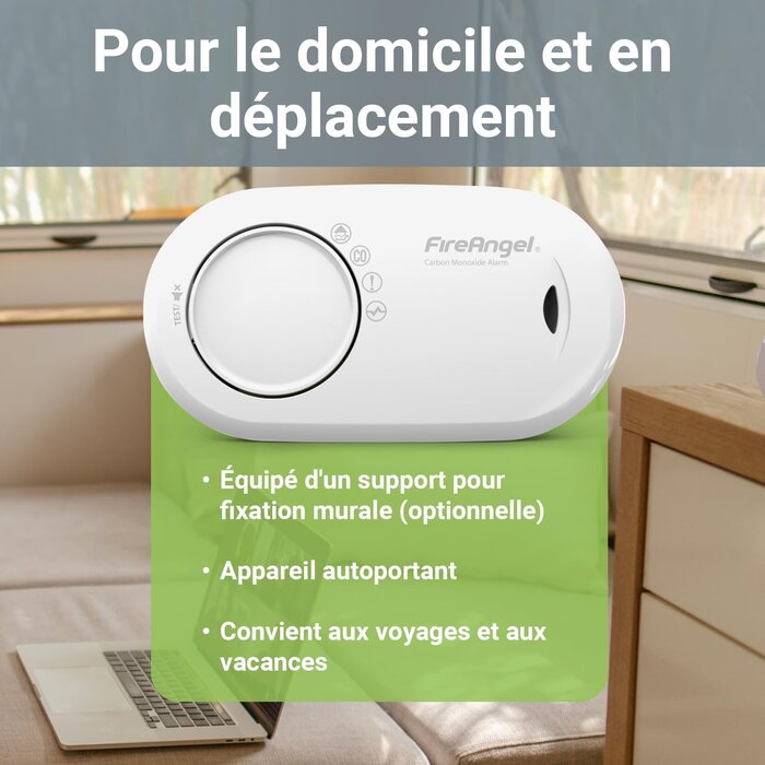 Détecteur de monoxyde de carbone portable - Jusqu'à -59% de réduction