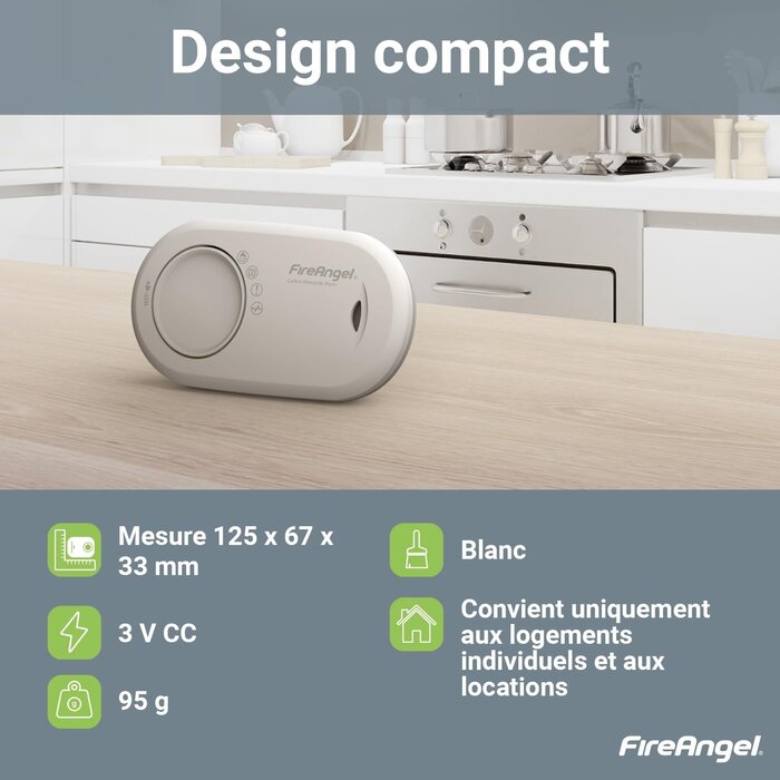 Détecteur de monoxyde de carbone portable - Jusqu'à -59% de réduction