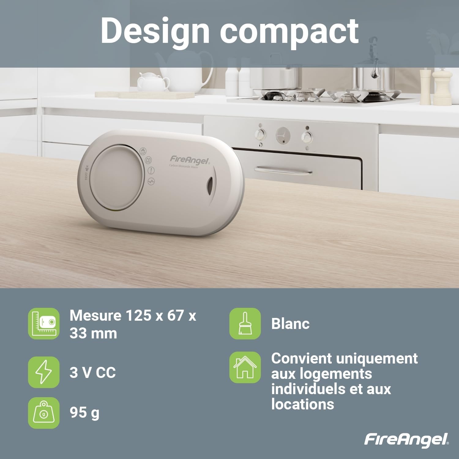 Détecteur de monoxyde de carbone portable - Jusqu'à -59% de réduction