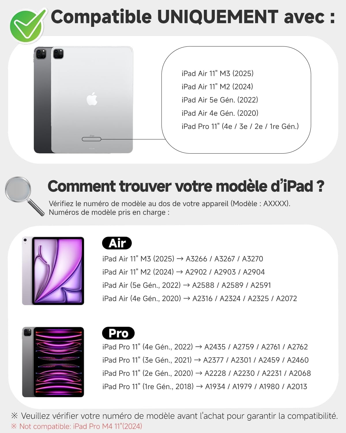 Étui clavier pour iPad Air/Pro 11" - QWERTZ - 61% de remise