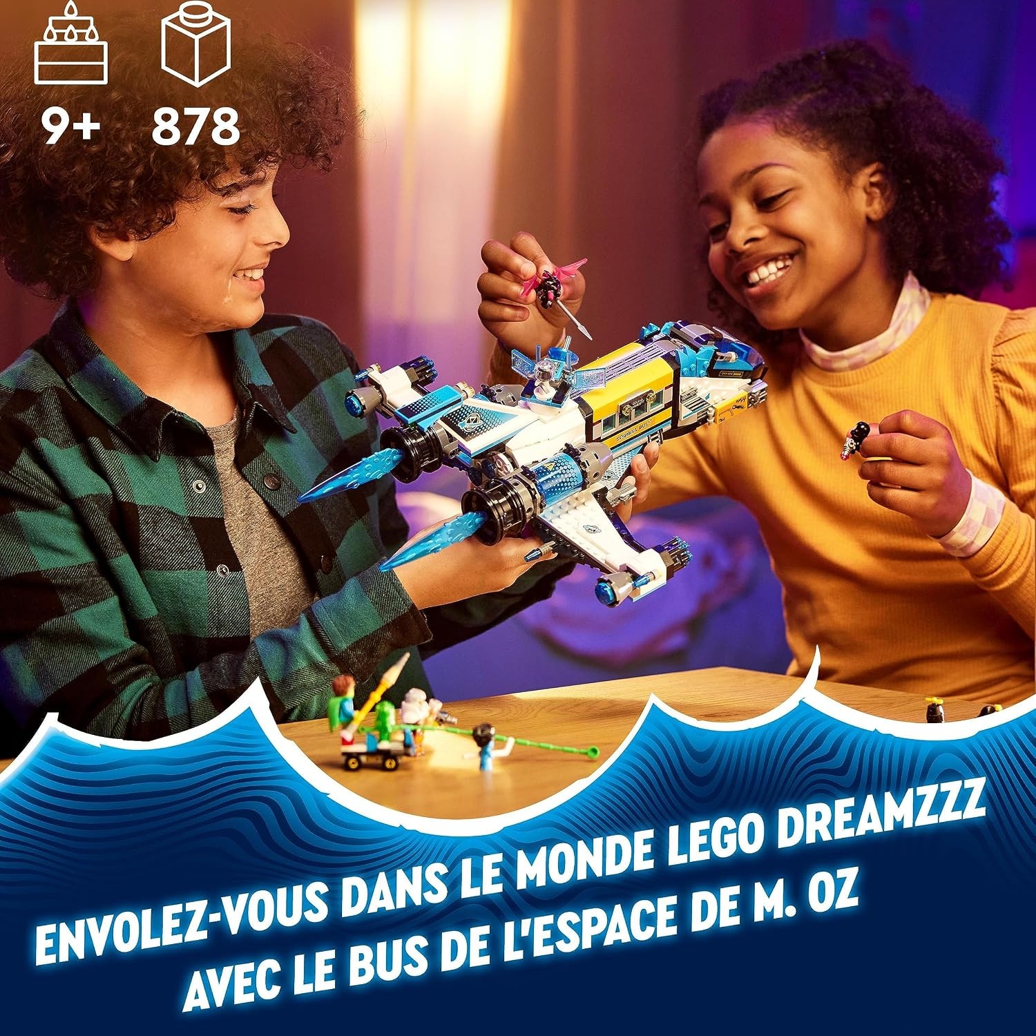 Vaisseau spatial 2-en-1 DREAMZzz - 878 pièces - Jusqu'à -41%