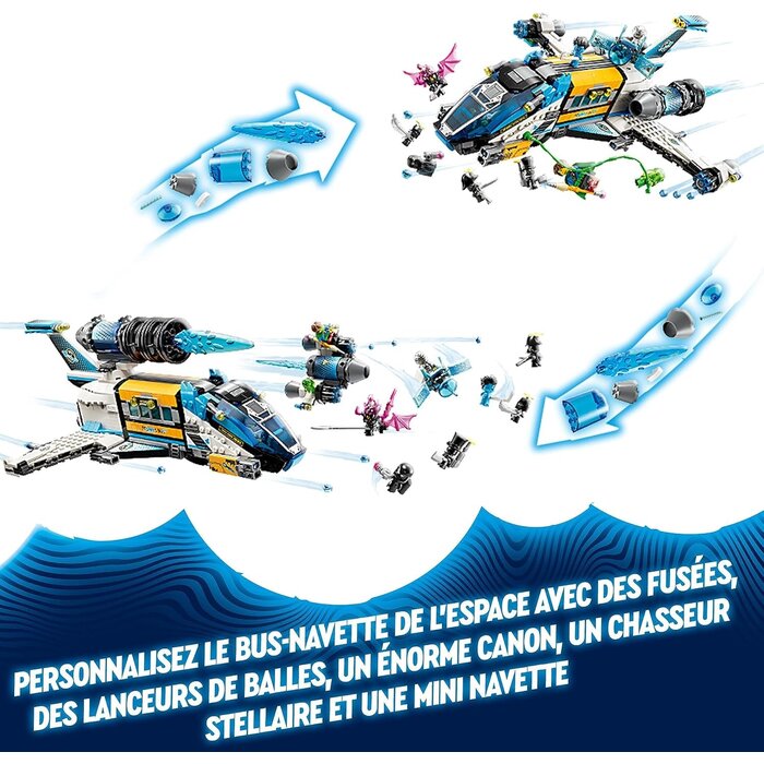 Vaisseau spatial 2-en-1 DREAMZzz - 878 pièces - Jusqu'à -41%