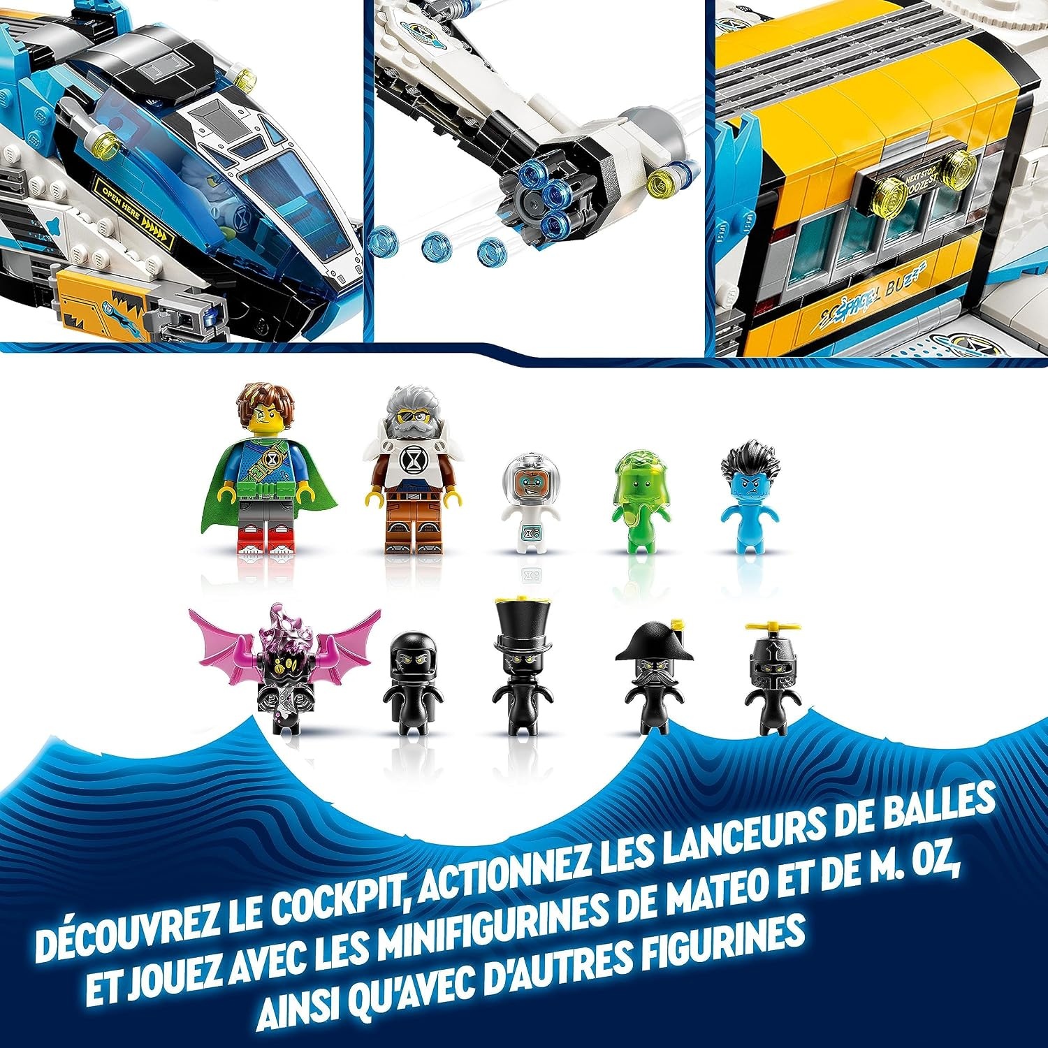 Vaisseau spatial 2-en-1 DREAMZzz - 878 pièces - Jusqu'à -41%