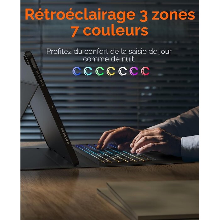 Étui clavier avec trackpad pour iPad Air 13" M2 (2024) - 57% de remise