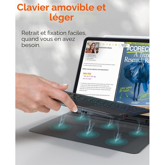 Étui clavier avec trackpad pour iPad Air 13" M2 (2024) - 57% de remise